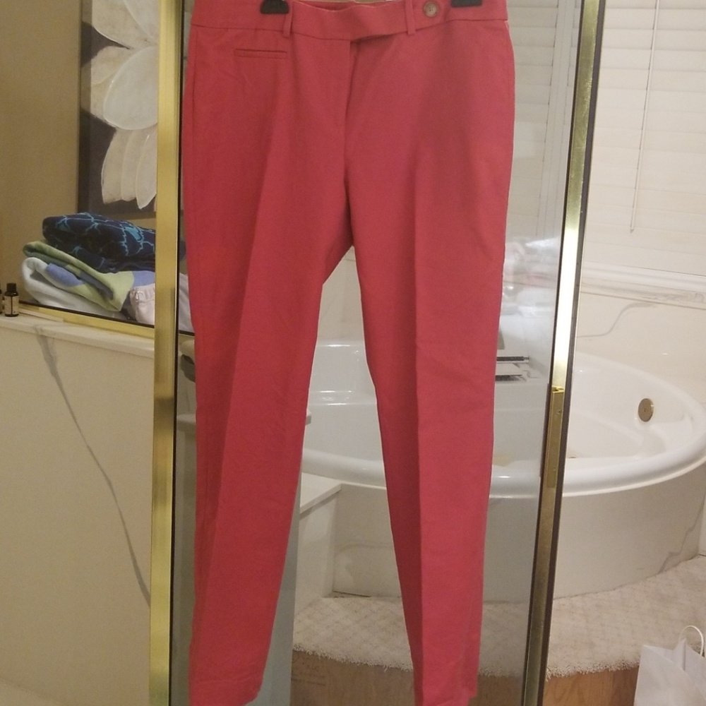Darling like new poppy Ann Taylor Loft sz 12 pants